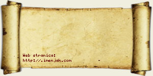 Anđa Sudimac vizit kartica